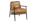 CHESTNUT LEATHER CHAIR