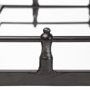 Christa Black Metal Mirrored Base Square Tray