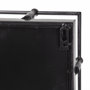 Christa Black Metal Mirrored Base Square Tray