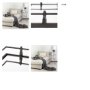 Christa Black Metal Mirrored Base Square Tray