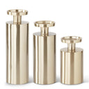 Gold Metal Round Candleholder