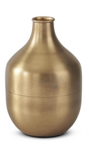 Antique Gold Vase Taper Candleholders