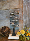 Broom Stick Sign 4x10.75in