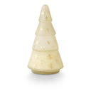 Winter White Glass Tree Candle