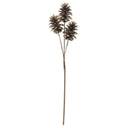 28" Glittered Pinecone Stem