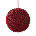 Burgundy Pom Pom Ornament