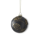 Black & Gold Pine Ornament