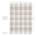 Wheat Plaid Woven Throw Blanket 50x60 Fall Decor