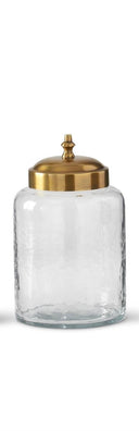 Hammered Glass Containers
