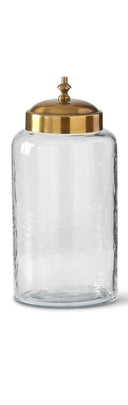 Hammered Glass Containers