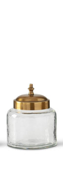 Hammered Glass Containers