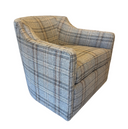 Gayle Swivel Chair - Plaid About You Autumn