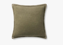 Olive cotton Pillow 22x22