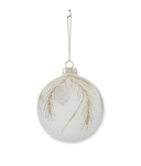 White & Gold Pine Ornament