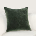 Velvet Forest Green Pillow