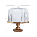 Fluted Cloche on Base