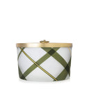 Thymes Frasier Fir Large Poured Candle, Plaid