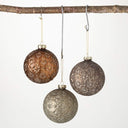 ANTIQUED ORNAMENTS