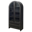 Black Metal Hutch