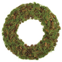 30" MOSS/PINECONE WREATH