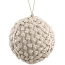 6" COTTON BALL ORNAMENT