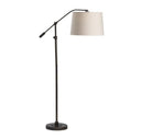 AGED IRON FLOOR LAMP