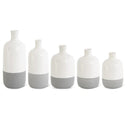 CERAMIC VASE GRAY BOTTOM
