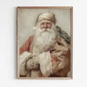 5X7 VINTAGE SANTA ART