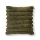 18 INCH GREEN FAUX FIR PILLOW