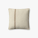 TAN WITH STRIPE PILLOW
