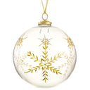 8" SNOWFLAKE BALL ORNAMENT
