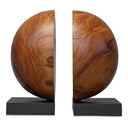 TEAK BOOKENDS