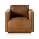 LEATHER SWIVEL CHAIR