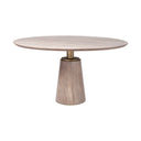 INDIAN MANGO WOOD ROUND TABLE 54"