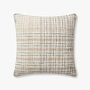 BEIGE/BLACK PATTERN PILLOW 22x22
