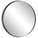 PADRIA ROUND MIRROR - 60 BLACK