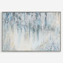 COOL BLUE HAND PAINTED CANVAS