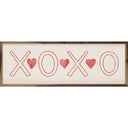 Xoxo Hearts White Sign