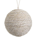8"METALLIC JUTE BALL ORNAMENT