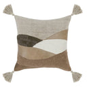 CARVE NATURAL 18X18 PILLOW