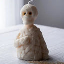 Mummy Skull Candle