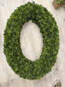 30"� Oval Cedar Wreath