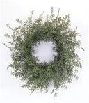 SPRING FOLIAGE WREATH 24"D PLASTIC/RATTAN