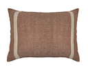 Rory Terra Cotta/Flax - 28x36 Big Pillow With Insert