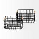 Black Metal Basket