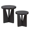 NADETTE NESTING TABLES, NATURAL, S/2