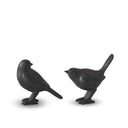 Black Resin Faux Cast Iron Birds
