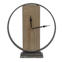 WOOD TABLE CLOCK