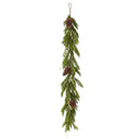 Twig Pine Green Berries Garland