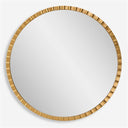 DANDRIDGE ROUND MIRROR, GOLD 42